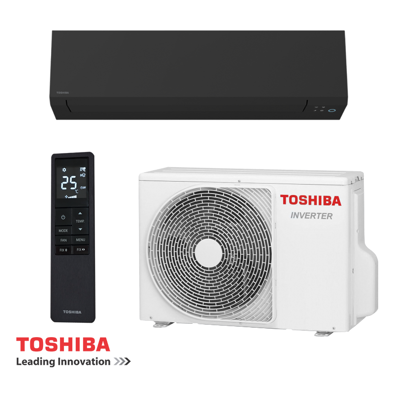 Инверторен климатик Toshiba Shorai Edge RAS-B16G3KVSGB-E + RAS-16J2AVSG-E1 - черен