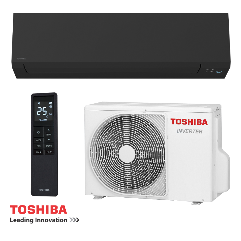 Инверторен климатик Toshiba Shorai Edge RAS-B22G3KVSGB-E + RAS-22J2AVSG-E1 - черен