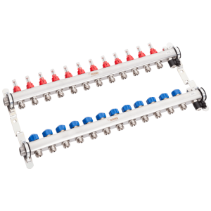 Стоманен колектор Rehau HKV-D12 AG - 12 кръга - 13802201102