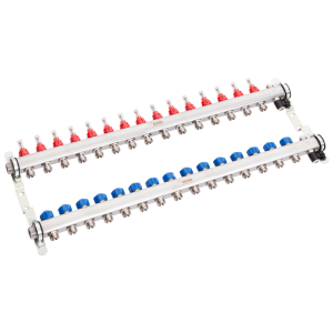 Стоманен колектор Rehau HKV-D15 AG - 15 кръга - 13802501102