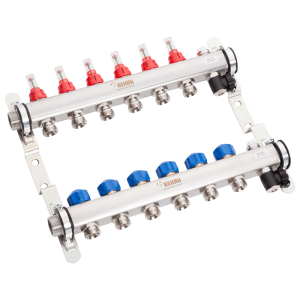 Стоманен колектор Rehau HKV-D6 AG - 6 кръга - 13801601102