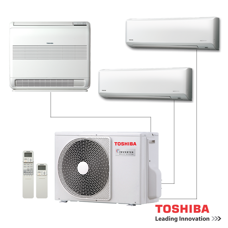 Външно тяло на мултисплит система Toshiba RAS-3M18G3AVG-E - Image 2