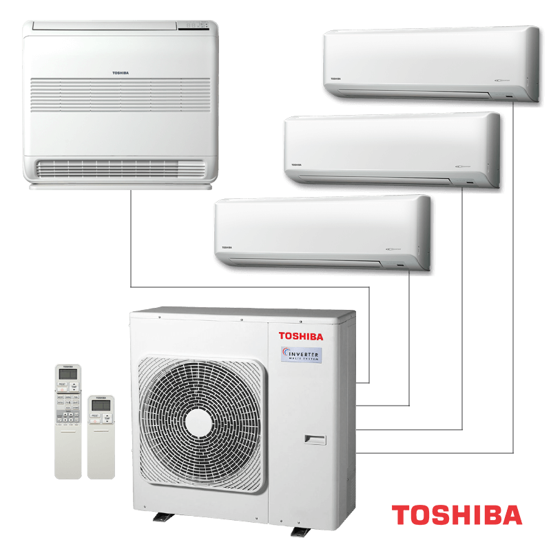 Външно тяло на мултисплит система Toshiba RAS-4M27G3AVG-E - Image 2