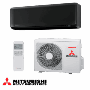 Инверторен климатик Mitsubishi Heavy Industries SRK 25 ZT-WFB + SRC 25 ZT-W - черен